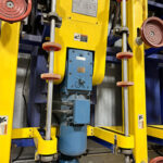 Top inside view of north glass loading table